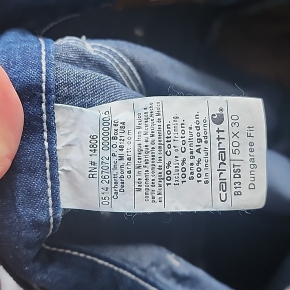 NWT Carhartt 50x30 Jeans - Picture 5 of 5